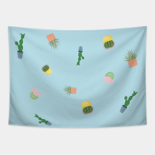 Mini Succulents Tapestry by Online_District