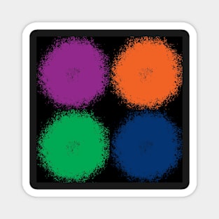 Colorful dots Magnet