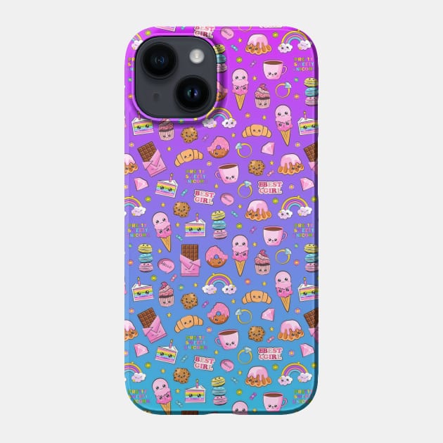 Kawaii candy pattern Candy Phone Case TeePublic