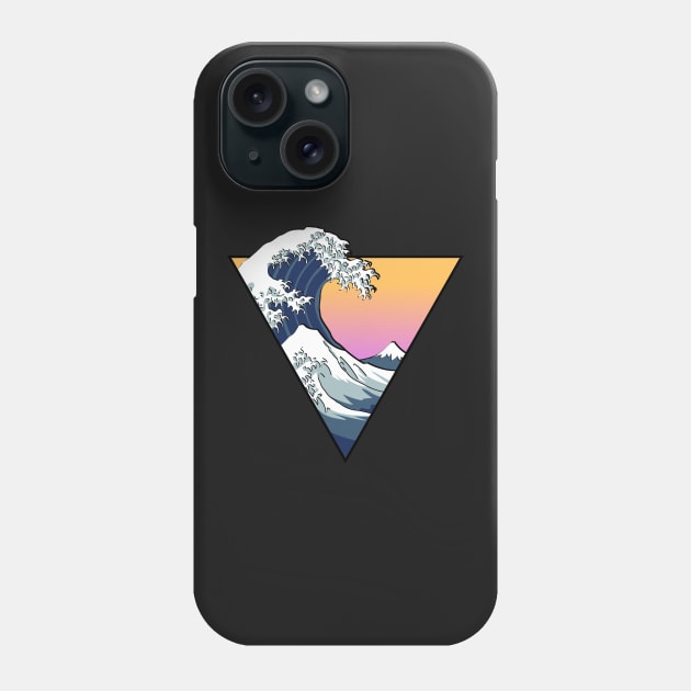 Great Wave Aesthetic Phone Case by Zayter