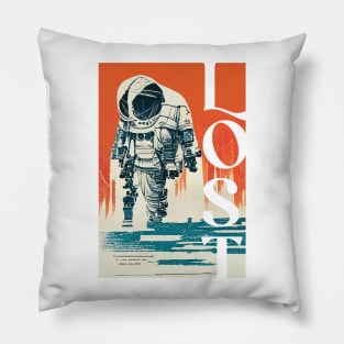 Lost in Space. Digital Illustration Pillow