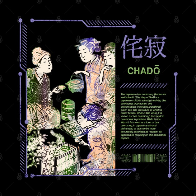 Zen Japanese Tea Ceremony Chado Meaning Kanji Characters 648 by dvongart