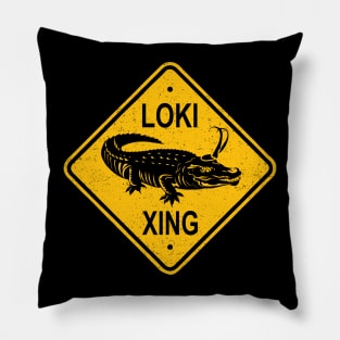 Alligator Xing Pillow