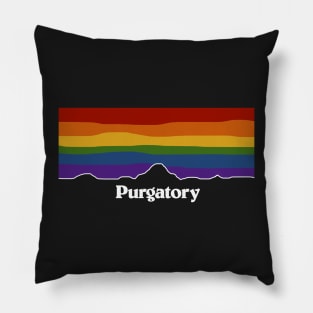 Purgatory Pride Rainbow Sunset - Wynonna Earp Pillow