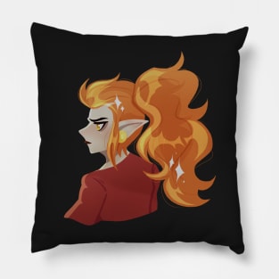 young owl lady Pillow