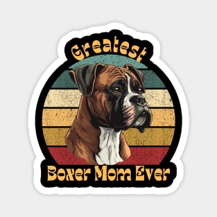 Greatest Boxer Mom Magnet