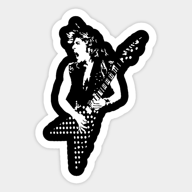 Randy Roads - Randy Rhoadsblackwhite Cool - Sticker