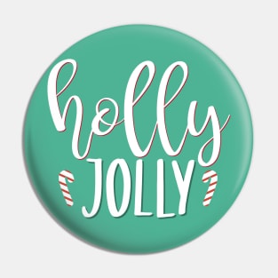 Holly Jolly Christmas Pin