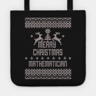 Merry Christmas MATHEMATICIAN Tote