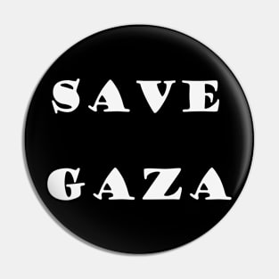 Save gaza Pin