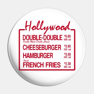 Hollywood Burger Pin