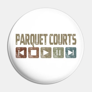 Parquet Courts Control Button Pin