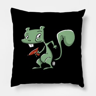 laser squirrel Pillow