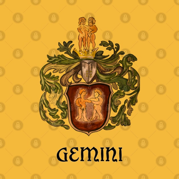 Gemini Coat of Arms by D_AUGUST_ART_53