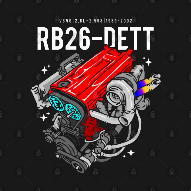 RB26 DETT ENGINE by celengan