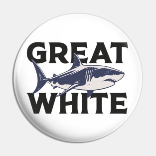 Great White Shark Pin