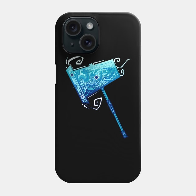 Fantasy hammer no lines Phone Case by paintchips