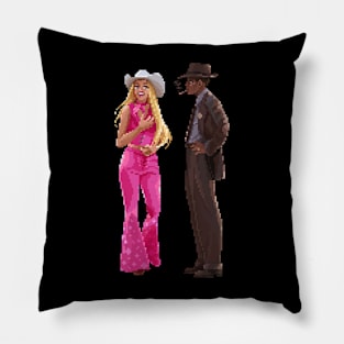 barbenheimer pixel Pillow