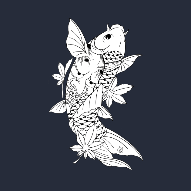 Koi Hannya by NomadaArtshop