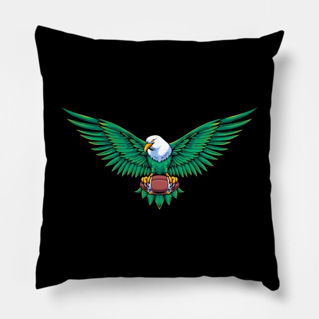 Philadelphia Eagles Pillow by Saka