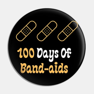 100 Days Of Band aids Pin