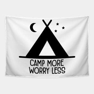 Camp More Worry Less Tapestry