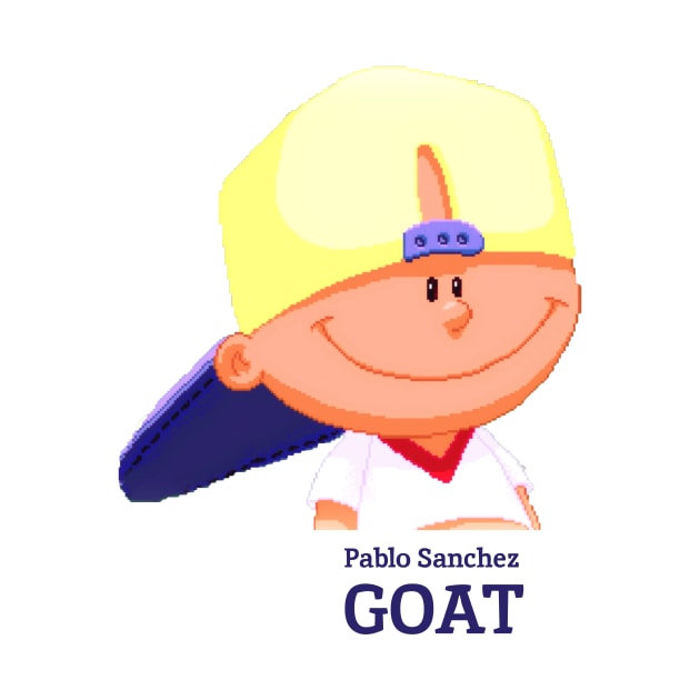 Pablo Sanchez Goat Backyard Baseball by Age_of_Retro
