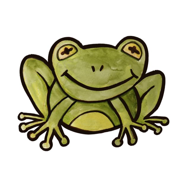 Cute Frog by bubbsnugg