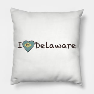 I Love Delaware Pillow