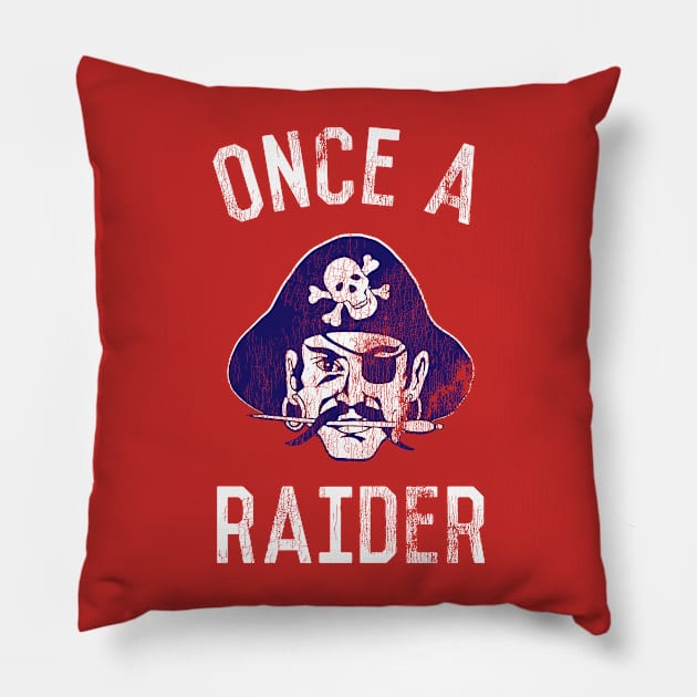 Fairport High School Once A Raider Pillow by todd_stahl_art