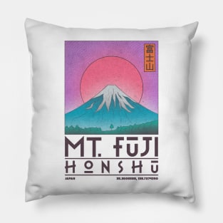 Mt Fuji, Honshu, Japan Pillow