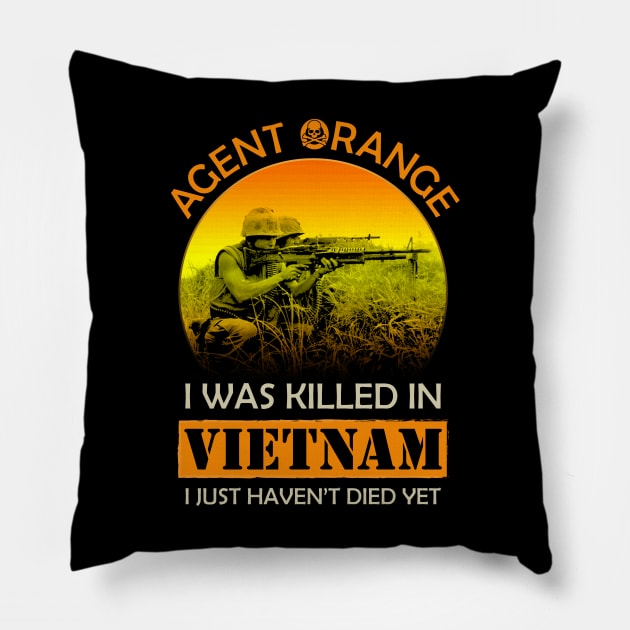 Agent Orange Pillow by triggerleo