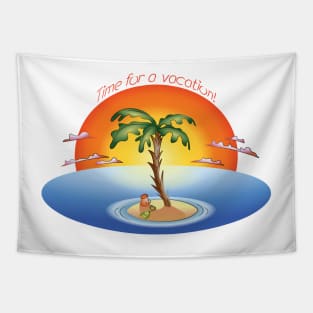 Desert Island - Time for a vacation! Tapestry