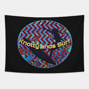 Knotty ends Surf Badge Tapestry