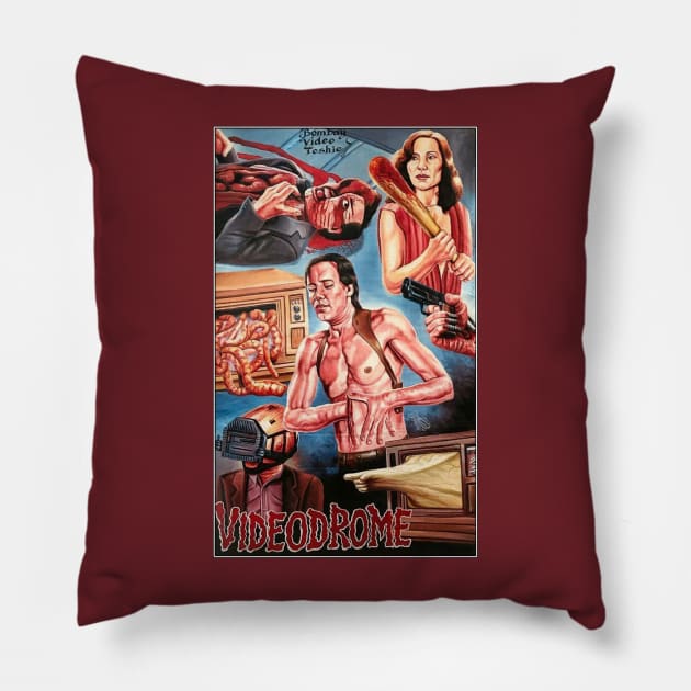 Videodrome Pillow by Eye Conz