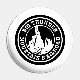 HeroThunderMountainBlack Pin