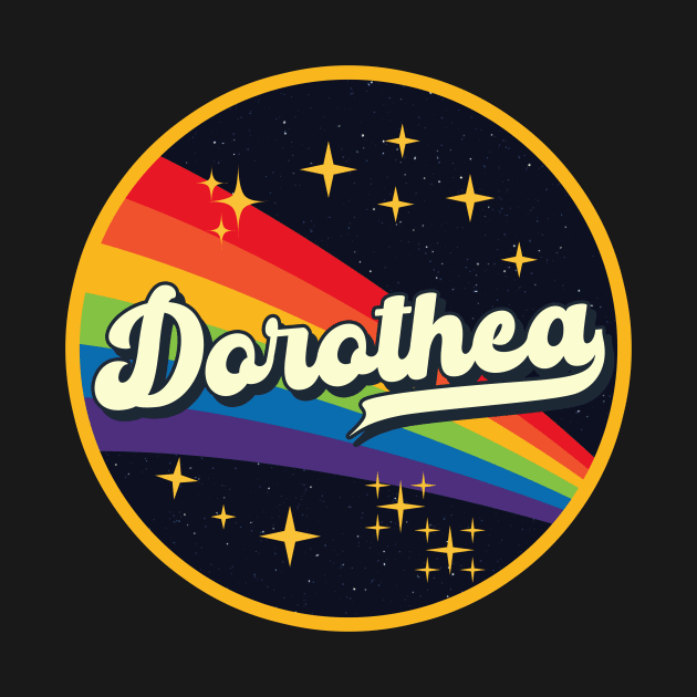 Dorothea // Rainbow In Space Vintage Style by LMW Art