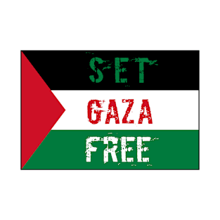 Set Gaza Free Flag T-Shirt