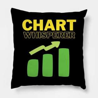 Data Analyst funny Chart Statistics Pillow