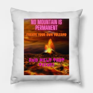 Mountain Volcano Pillow