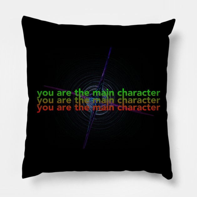 you are the main hero Pillow by Creative Shirt