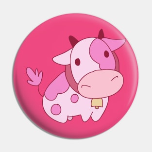 Strawberry Milk Cow Pin