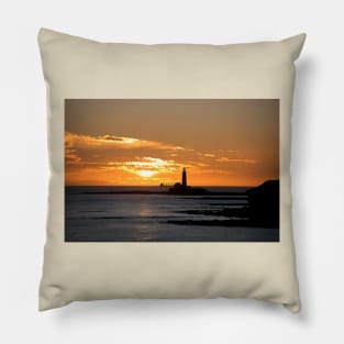 January sunrise at St Mary's Island (3) Pillow