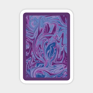 Dizzy Abstract Painting Magnet