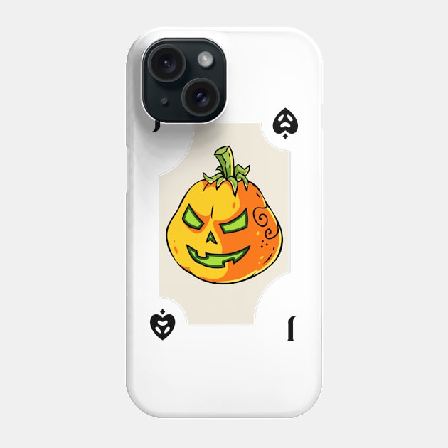 Easy Halloween Playing Card Costume: Jack of Spades Phone Case by SLAG_Creative