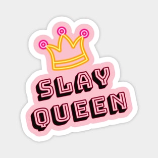 Slay Queen with Crown Magnet