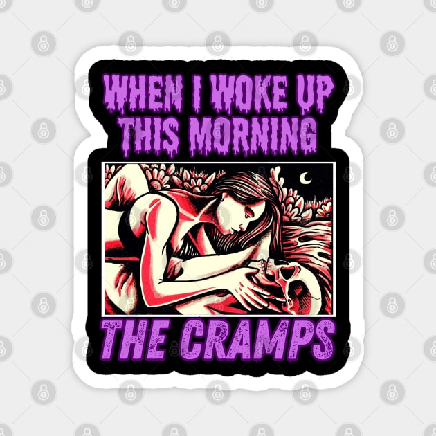 When I woke up this morning - The Cramps Magnet by Katab_Marbun