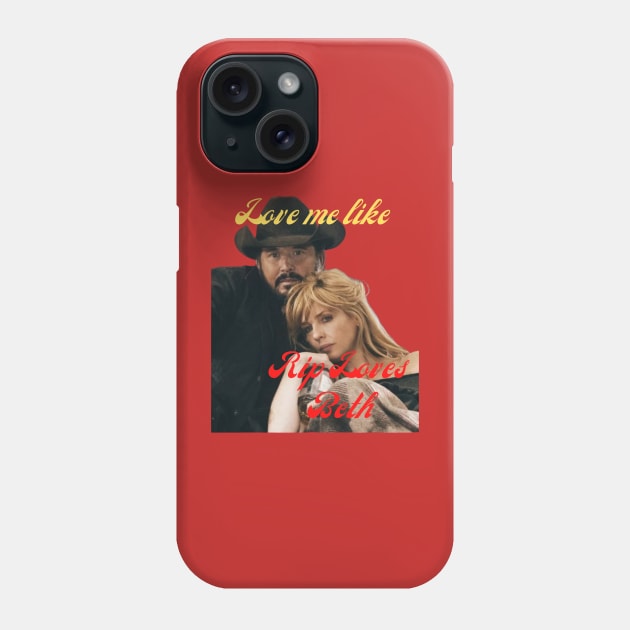 Yellowstone Rip and Beth Phone Case by Muse Designs