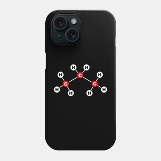 Propane C3H8 molecule Phone Case