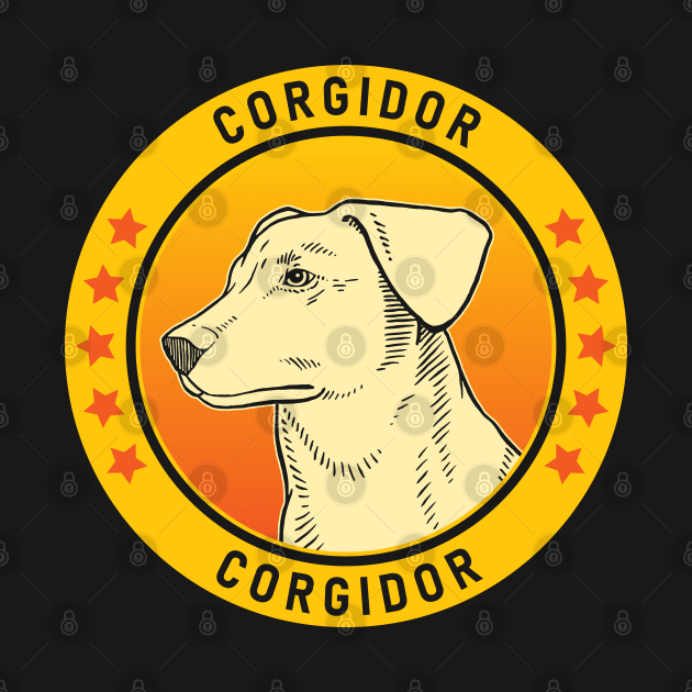 Corgidor Dog Portrait by millersye